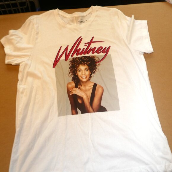 Whitney Houston Graphic Tee Abercrombie & Fitch Soft Collection Size L - Picture 1 of 7